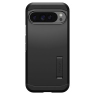 Удароустойчив, твърд кейс за Google Pixel 9 Pro XL от Spigen Tough Armor - Черен