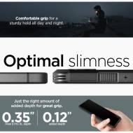 Удароустойчив, твърд кейс за Google Pixel 9 Pro XL от Spigen Tough Armor - Черен