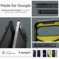 Удароустойчив, твърд кейс за Google Pixel 9 Pro XL от Spigen Tough Armor - Черен