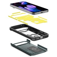 Удароустойчив, твърд кейс за Google Pixel 9 Pro XL от Spigen Tough Armor - Abyss Green
