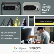 Удароустойчив, твърд кейс за Google Pixel 9 Pro XL от Spigen Tough Armor - Abyss Green