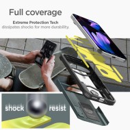 Удароустойчив, твърд кейс за Google Pixel 9 Pro XL от Spigen Tough Armor - Abyss Green