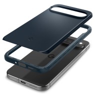 Тънък твърд кейс за Google Pixel 9 Pro XL от Spigen Thin Fit - Metal Slate