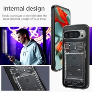 Удароустойчив твърд кейс за Google Pixel 9 Pro XL от Spigen Ultra Hybrid - Zero One