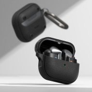 Силиконов калъф с MagSafe за слушалки Samsung Galaxy Buds 3 / 3 FE / 3 Pro от Ringke Onyx Magnetic - Черен
