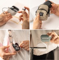 Силиконов калъф с MagSafe за слушалки Samsung Galaxy Buds 3 / 3 FE / 3 Pro от Ringke Onyx Magnetic - Черен