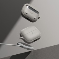 Силиконов калъф с MagSafe за слушалки Samsung Galaxy Buds 3 / 3 FE / 3 Pro от Ringke Onyx Magnetic - Warm Grey