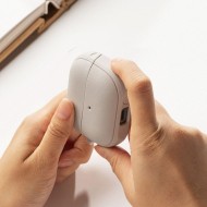 Силиконов калъф с MagSafe за слушалки Samsung Galaxy Buds 3 / 3 FE / 3 Pro от Ringke Onyx Magnetic - Warm Grey