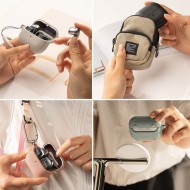 Силиконов калъф с MagSafe за слушалки Samsung Galaxy Buds 3 / 3 FE / 3 Pro от Ringke Onyx Magnetic - Warm Grey