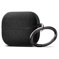 Твърд, текстилен калъф за Samsung Galaxy Buds 3 / 3 FE / 3 Pro от Spigen Urban Fit - Черен