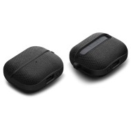 Твърд, текстилен калъф за Samsung Galaxy Buds 3 / 3 FE / 3 Pro от Spigen Urban Fit - Черен