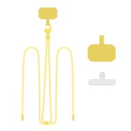 Универсален ремък 80 см за смартфон от Tech-Protect C5S Rope Crossbody – Lemon 