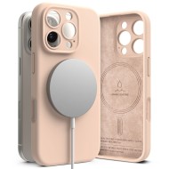 Силиконов кейс с MagSafe за iPhone 16 Pro от Ringke Silicone Magnetic - Pink Sand