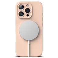 Силиконов кейс с MagSafe за iPhone 16 Pro от Ringke Silicone Magnetic - Pink Sand