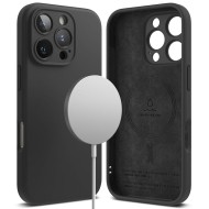 Силиконов кейс с MagSafe за iPhone 16 Pro Max от Ringke Silicone Magnetic - Черен