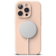 Силиконов кейс с MagSafe за iPhone 16 Pro Max от Ringke Silicone Magnetic - Pink Sand