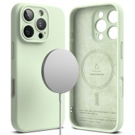 Силиконов кейс с MagSafe за iPhone 16 Pro Max от Ringke Silicone Magnetic - Soft Mint