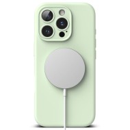 Силиконов кейс с MagSafe за iPhone 16 Pro Max от Ringke Silicone Magnetic - Soft Mint