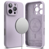 Силиконов кейс с MagSafe за iPhone 16 Pro Max от Ringke Silicone Magnetic - Light Purple