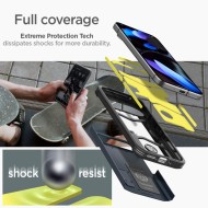 Удароустойчив, твърд кейс за Google Pixel 9 / 9 Pro от Spigen Tough Armor - Metal Slate