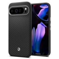 Хибриден кейс за Google Pixel 9 Pro XL от Spigen Enzo Aramid - Черен мат