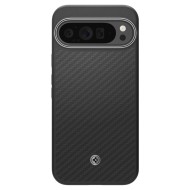 Хибриден кейс за Google Pixel 9 Pro XL от Spigen Enzo Aramid - Черен мат