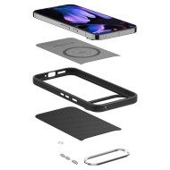 Хибриден кейс за Google Pixel 9 Pro XL от Spigen Enzo Aramid - Черен мат