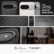 Хибриден кейс за Google Pixel 9 Pro XL от Spigen Enzo Aramid - Черен мат