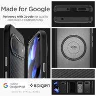 Хибриден кейс за Google Pixel 9 Pro XL от Spigen Enzo Aramid - Черен мат