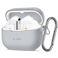 Силиконов калъф за слушалки Samsung Galaxy Buds 3 / 3 FE / 3 Pro от Tech-Protect Silicone Hook - Crayen Grey