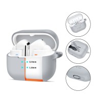 Силиконов калъф за слушалки Samsung Galaxy Buds 3 / 3 FE / 3 Pro от Tech-Protect Silicone Hook - Crayen Grey