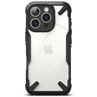 Удароустойчив твърд кейс за iPhone 16 Pro от Ringke Fusion X - Черен