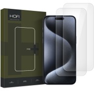 2 х Стъклен протектор FULL GLUE за iPhone 16 Pro от Hofi Glass Pro+ - Прозрачни