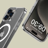 Твърд кейс с MagSafe пръстен за iPhone 16 Pro Max от Tech-Protect FlexAir Hybrid - Прозрачен