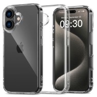 Твърд кейс за iPhone 16 от Tech-Protect FlexAir Hybrid - Прозрачен