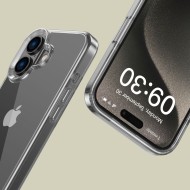 Твърд кейс за iPhone 16 от Tech-Protect FlexAir Hybrid - Прозрачен