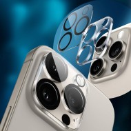 Стъклен протектор за камера на iPhone 16 / 16 Plus от Hofi Cam Pro+ - Прозрачен
