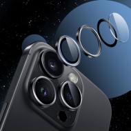 Протектори за камера на iPhone 16 Pro / 16 Pro Max / 17 Pro / 17 Pro Max от Hofi Camring Pro+ - Прозрачен