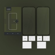 2 х Стъклен протектор FULL GLUE за iPhone 16 Pro Max / 17 Pro Max от Hofi Glass Pro+ - Черен
