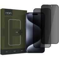 2 х Протектор със затъмняване за iPhone 16 Pro Max / 17 Pro Max от Hofi Anti Spy Glass Pro+ 2-Pack  - Privacy