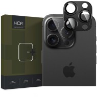 Алуминиев протектор за камера на iPhone 16 Pro / 16 Pro Max / 17 Pro / 17 Pro Max от Hofi Fullcam Pro+ - Черен