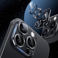 Алуминиев протектор за камера на iPhone 16 Pro / 16 Pro Max / 17 Pro / 17 Pro Max от Hofi Fullcam Pro+ - Черен