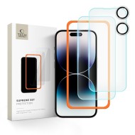 2 х Протектор за дисплей + протектор за камера на iPhone 16 от Tech-Protect Supreme Set