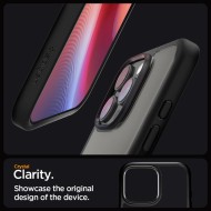 Удароустойчив твърд кейс за iPhone 16 Pro Max от Spigen Ultra Hybrid - Черен мат