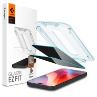 2 броя стъклени протектори за дисплей на iPhone 16 Pro Max от от Spigen Glas.TR "Ez Fit" - Privacy