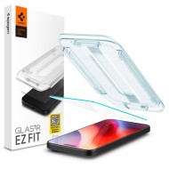 2 стъклени протектора за дисплей на iPhone 16 Pro Max от Spigen Glas.TR "Ez Fit" - Прозрачни