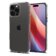 Удароустойчив твърд кейс за iPhone 16 Pro от Spigen Ultra Hybrid - Прозрачен