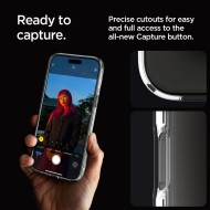 Удароустойчив твърд кейс за iPhone 16 Pro от Spigen Ultra Hybrid - Прозрачен