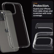 Удароустойчив твърд кейс за iPhone 16 Pro от Spigen Ultra Hybrid - Прозрачен
