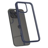 Удароустойчив твърд кейс за iPhone 16 Pro от Spigen Ultra Hybrid - Navy Blue